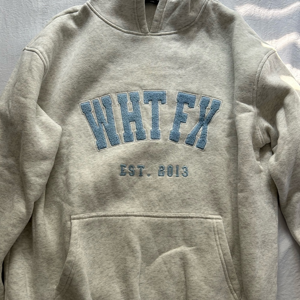 White fox hoodie